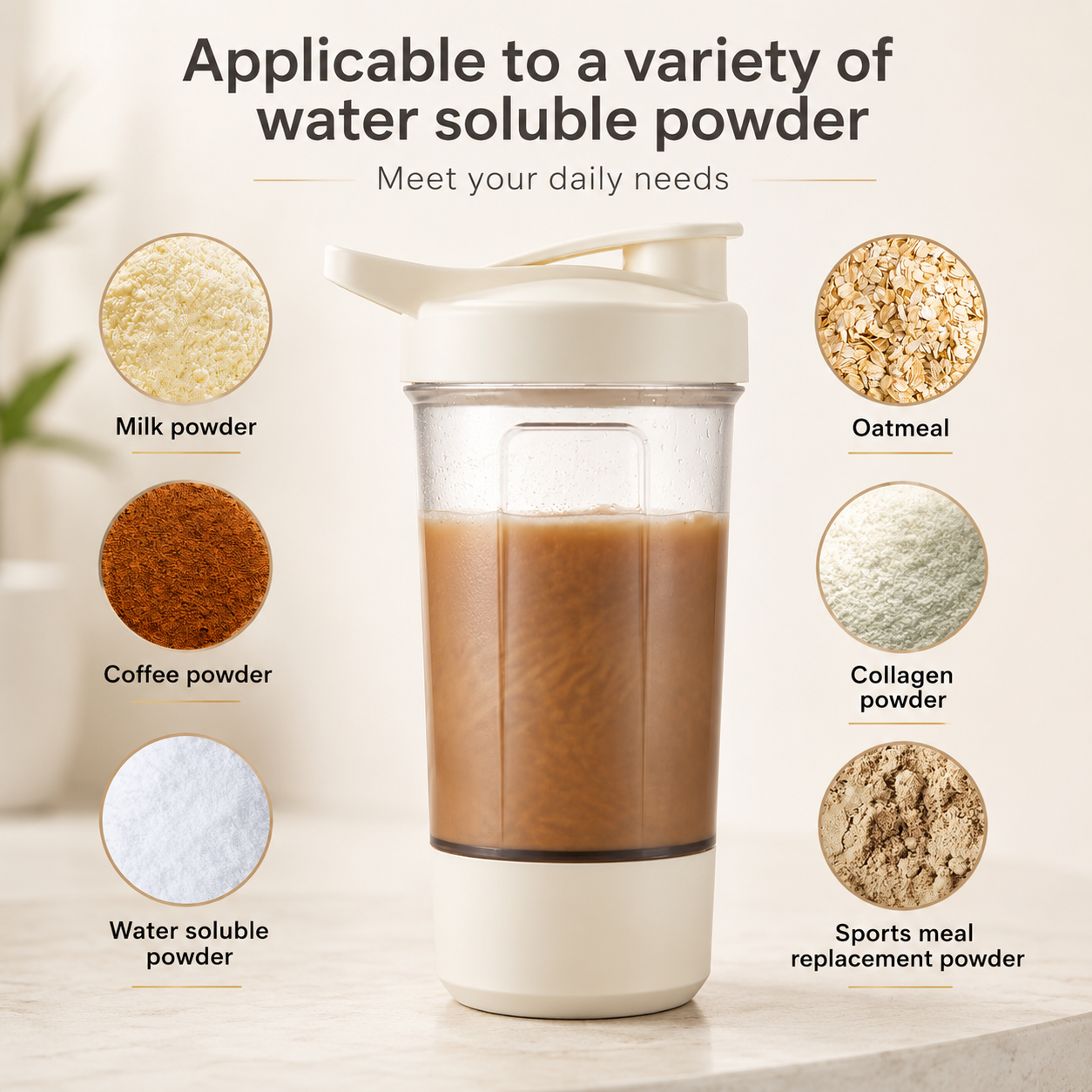 Electric Self Stirring Shaker Bottle, USB Charging Shaker Cup