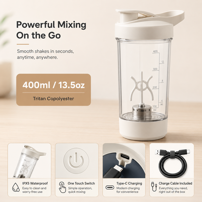 Electric Self Stirring Shaker Bottle, USB Charging Shaker Cup
